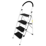 Σκαλοσκαμπό Σιδήρου 4 Σκαλιών Inter WR2061-4 Λευκό