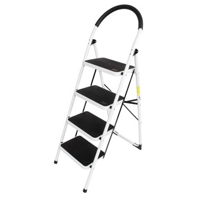 Σκαλοσκαμπό Σιδήρου 4 Σκαλιών Inter WR2061-4 Λευκό