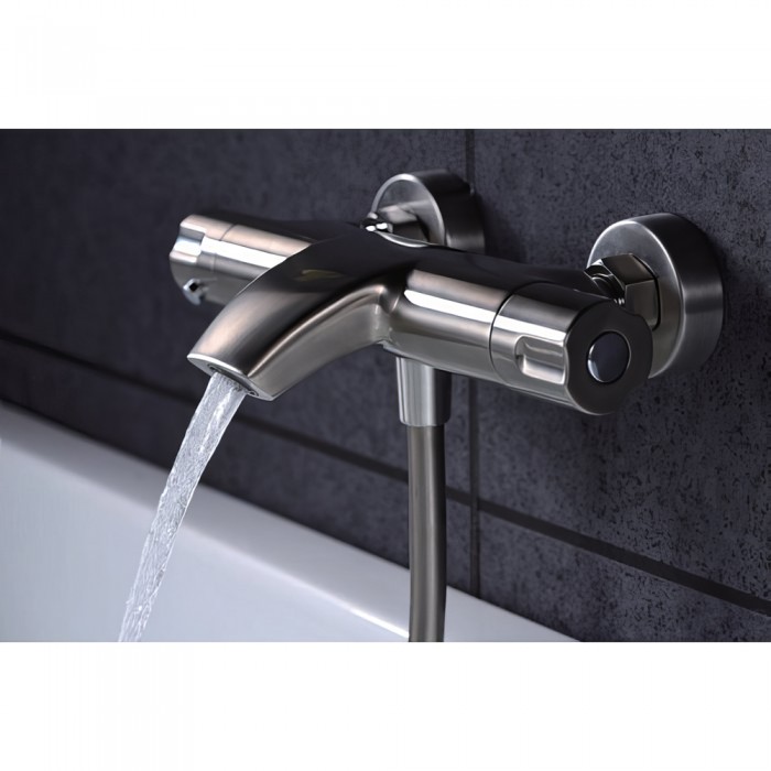 Αναμεικτική Μπαταρία Λουτρού Θερμοστατική Ανοξείδωτη 316 IMEX MOSCU BDK034-4