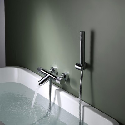 Αναμεικτική Μπαταρία Λουτρού Θερμοστατική Χρωμέ IMEX LINE BTD038-4