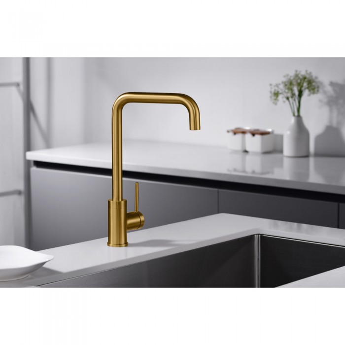 Μπαταρία Κουζίνας PVD Χρυσό Ματ IMEX LOIRA GCR004/OC