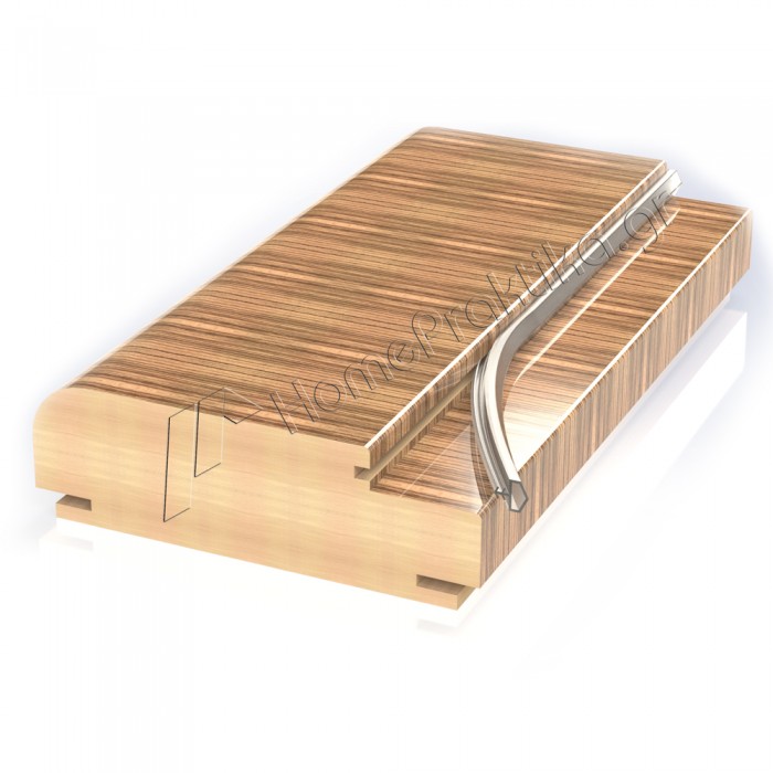 Λάστιχο ξύλινων πορτών  "ΣΠΙΤΑΚΙ" για κινησιά Διάφανο με το μέτρο