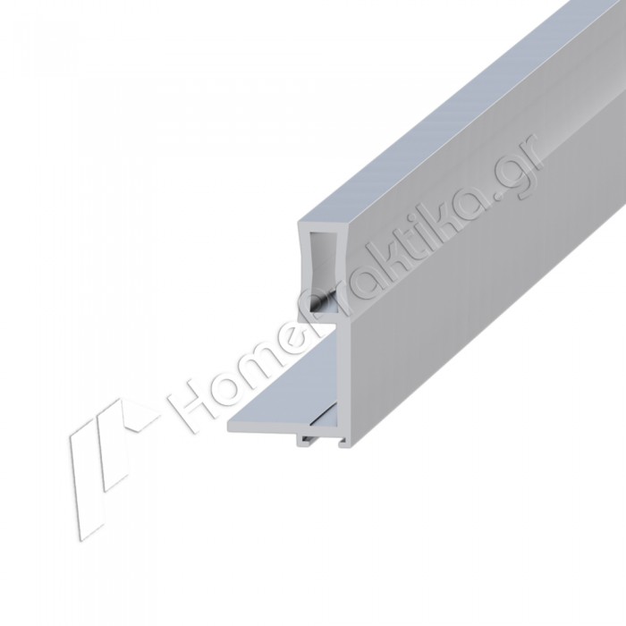 Μηχανισμός συρόμενης Τρίφυλλης ντουλάπας βαρέως τύπου OPK Ocean 1 σε Χρώμα Προφίλ Φυσικό Αλουμίνιο