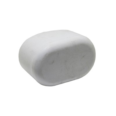 Τάπα Λαστιχένια Οβάλ 34 mm x 22 mm No 17555 SMALL σε χρώμα Λευκό