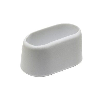 Τάπα Λαστιχένια Οβάλ 43 mm x 25 mm No 17556 LARGE σε χρώμα Λευκό