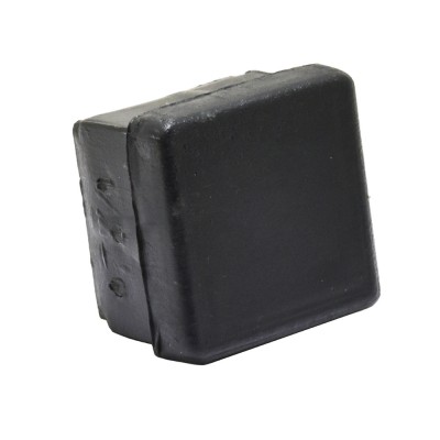Τάπα Πλαστική Τετράγωνη Χωνευτή 30 mm x 30 mm No 208 σε χρώμα Μαύρο