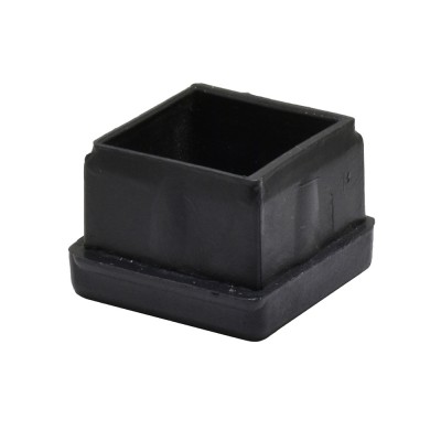 Τάπα Πλαστική Τετράγωνη Χωνευτή 30 mm x 30 mm No 208 σε χρώμα Μαύρο