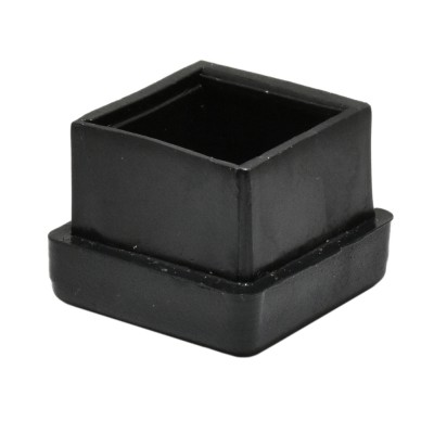 Τάπα Πλαστική Τετράγωνη Χωνευτή 25 mm x 25 mm No 209 σε χρώμα Μαύρο