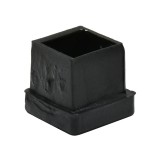 Τάπα Πλαστική Τετράγωνη Χωνευτή 20 mm x 20 mm No 212 σε χρώμα Μαύρο