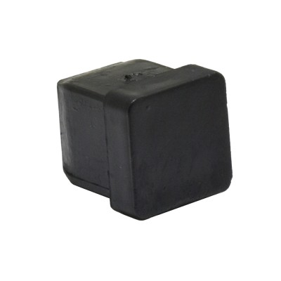 Τάπα Πλαστική Τετράγωνη Χωνευτή 17 mm x 17 mm No 213 σε χρώμα Μαύρο