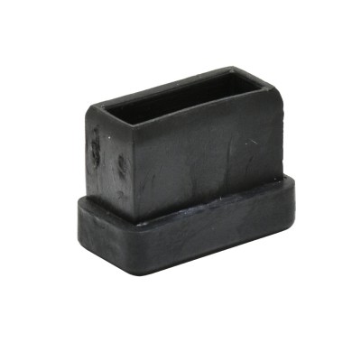 Τάπα Πλαστική Ορθογώνια Χωνευτή 30 mm x 15 mm No 229 σε χρώμα Μαύρο