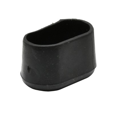 Τάπα Λαστιχένια Οβάλ 34 mm x 22 mm No 500-SMALL σε χρώμα Μαύρο