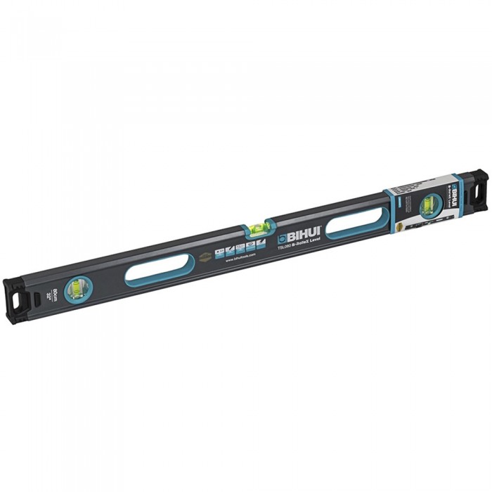 Αλφάδι Αλουμινίου 80cm με 3 Mάτια της Bihui TSL080