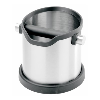 Knock Box Υπολειμμάτων Καφέ 18.5x16.5 cm Inox/Σιλικόνης GTSA 24-1220