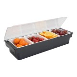 Σετ Μπαρ Πλαστικό με Καπάκι PP 4 θέσεων 15.5x49.3x10 cm GTSA 24-5964