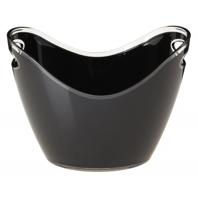 Σαμπανιέρα Ακρυλική 27x21x20 cm Μαύρη GTSA 79-2054