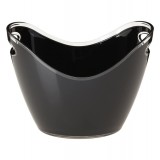 Σαμπανιέρα Ακρυλική 35x26x26 cm Μαύρη GTSA 79-2056