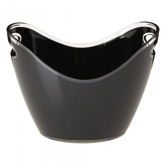 Σαμπανιέρα Ακρυλική 35x26x26 cm Μαύρη GTSA 79-2056