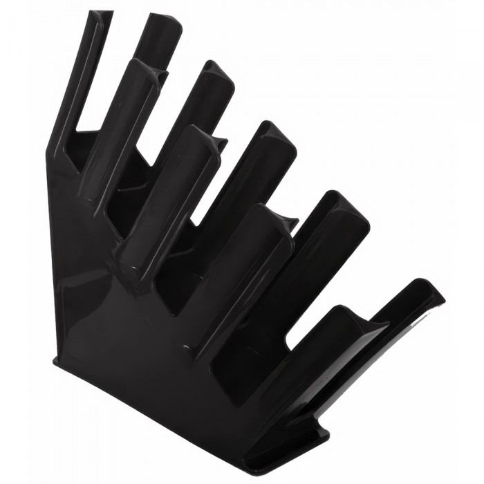 Βάση Λοξή Για Ποτήρια Και Καπάκια PP 4 θέσεων 48x11.5x45.5 cm Μαύρη GTSA 79-4030