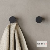 Άγκιστρο μονό Geesa 2cm Φ25 OPAL GEESA Black Matt PVD 7213-400
