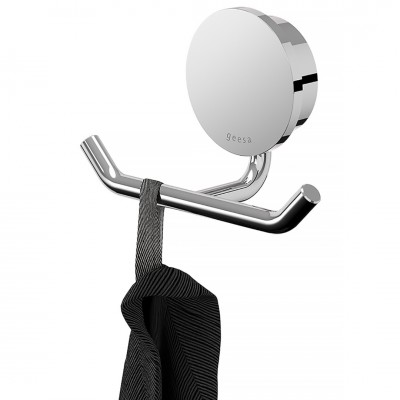 Άγκιστρο Διπλό 4,6cm OPAL GEESA Chrome PVD 7215-100