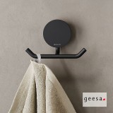 Άγκιστρο Διπλό 4,6cm OPAL GEESA Black Matt PVD 7215-400