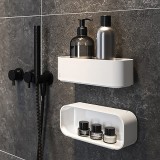 Καλάθι - Εταζέρα Λευκό με Αφαιρούμενη Θήκη 25X11,1X8CM LANGBERGER TIGER GEESA 8901-300