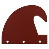 Καλύπτρα Κεραμιδιών Ίσια 4mm Κόκκινο Χρώμα