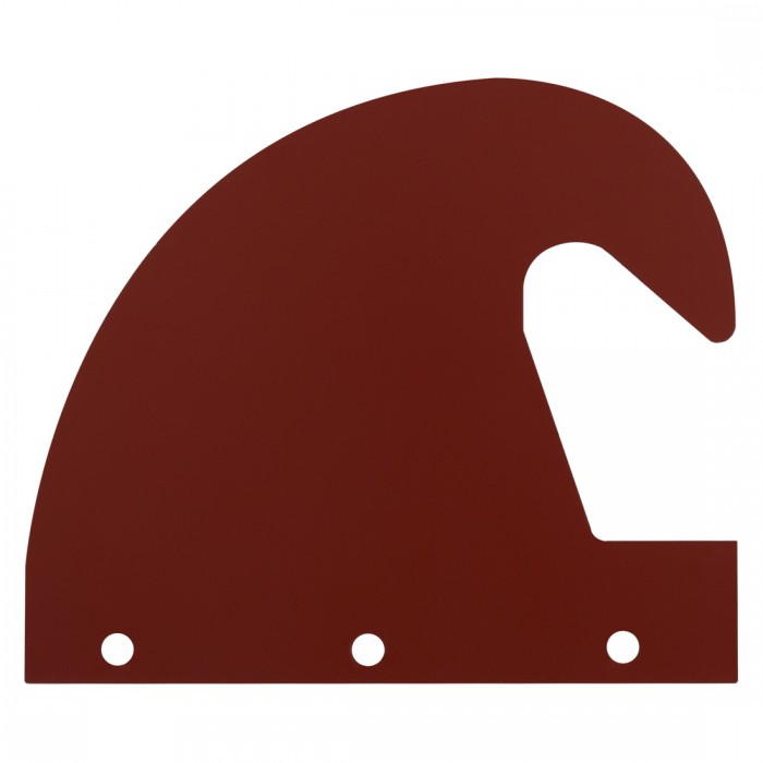 Καλύπτρα Κεραμιδιών Ίσια 4mm Κόκκινο Χρώμα