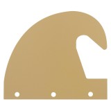 Καλύπτρα Κεραμιδιών Ίσια 4mm Μπεζ Χρώμα