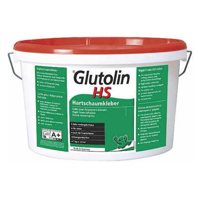 Έτοιμη λευκή κόλλα εσωτερικής χρήσης για πλάκες πολυστερίνης 8Kg Glutolin HS Rigid-Foam Adhesive 064633074