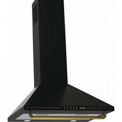 Απορροφητήρας Τοίχου (Καμινάδα) 60 cm Μαύρος Gorenje Classico WHC63CLB-736180 (4 έτη εγγύηση)