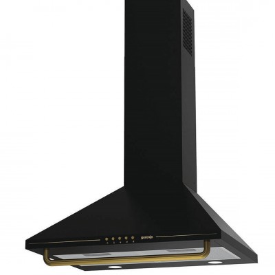 Απορροφητήρας Τοίχου (Καμινάδα) 60 cm Μαύρος Gorenje Classico WHC63CLB-736180 (4 έτη εγγύηση)