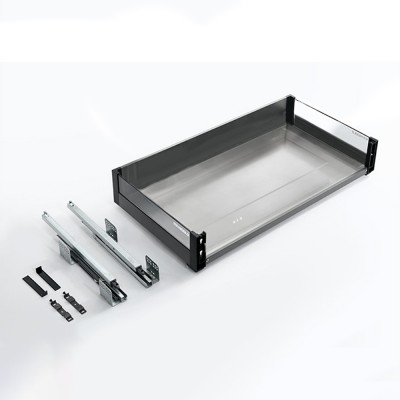 Καλάθι Αλουμινίου με Γυάλινα Πλαϊνα 864x450x180mm Higold Shearer 3.0 Series 303561