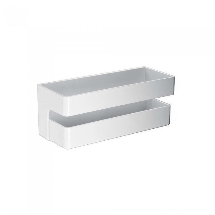 Θήκη Σαπουνιού / Καλλυντικών από PVC 280x110x105mm Λευκό Ματ IMEX ABL006