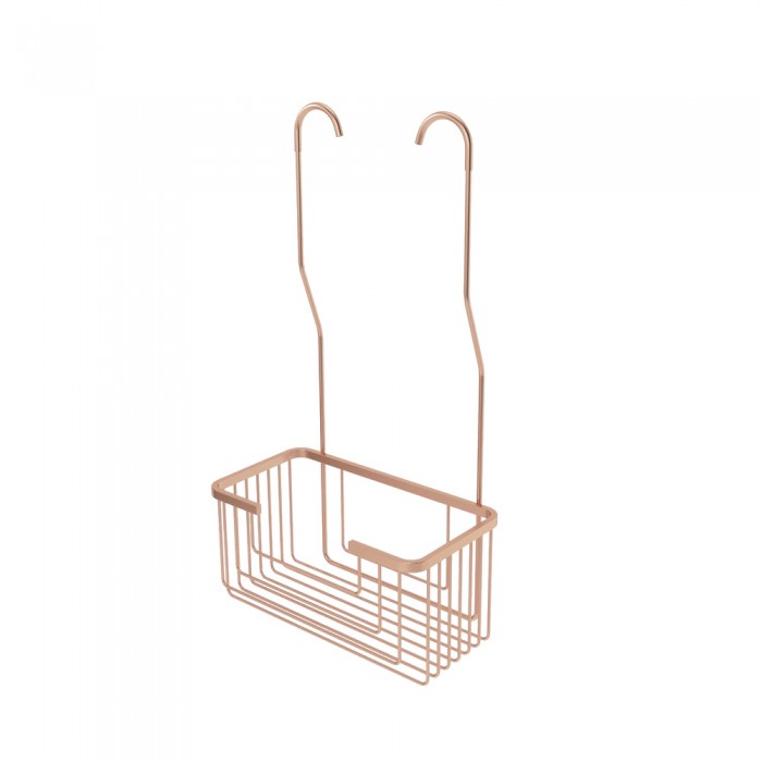 Σαπουνοθήκη Κρεμαστή Μπάνιου για την Μπαταρία Ροζ Χρυσό Ματ/Χαλκού IMEX ADG003/ORC