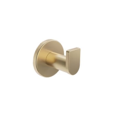 Άγκιστρο Μπάνιου Μονό 50x45mm Χρυσό Ματ IMEX PRACTIC CAP003-01/OC