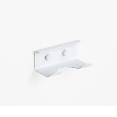Άγκιστρο Μπάνιου Διπλό 100x58x42mm Λευκό Ματ Torrent Manillons Group Imex SLIM SLIM001/BL
