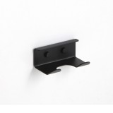 Άγκιστρο Μπάνιου Διπλό 100x58x42mm Μαύρο Ματ Torrent Manillons Group Imex SLIM SLIM001/NG