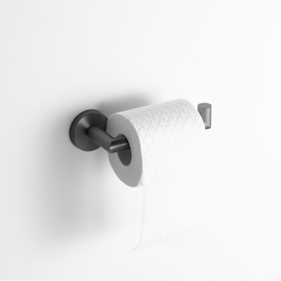 Χαρτοθήκη Μπάνιου 175x70x53mm Black Gun Metal Torrent Manillons Group Imex ECO VALI003/BGM