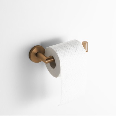 Χαρτοθήκη Μπάνιου 175x70x53mm Ροζ Χρυσό Ματ/Χαλκού Torrent Manillons Group Imex ECO VALI003/ORC