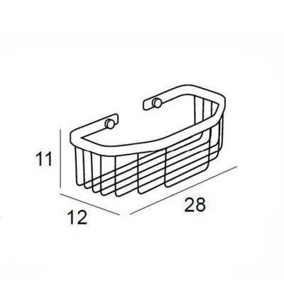 Σαπουνοθήκη 280x120x110mm Black Gun Metal Torrent Manillons Group Imex ECO VALI007/BGM