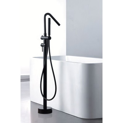 Αναμικτική Μπαταρία Μπανιέρας Ελεύθερη Μαύρο Ματ IMEX CÓRCEGA BBECO1/NG