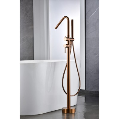 Αναμικτική Μπαταρία Μπανιέρας Ελεύθερη PVD Ροζ Χρυσό Ματ/ Χαλκού IMEX CÓRCEGA BBECO1/ORC