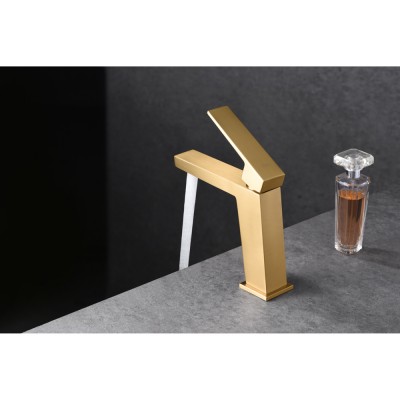 Αναμεικτική Μπαταρία Νιπτήρος PVD Χρυσό Ματ IMEX ART BDAR025-1OC