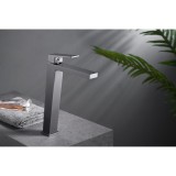 Αναμεικτική Μπαταρία Πάγκου Ψηλή PVD Black Gun Metal IMEX ART BDAR025-3BGM