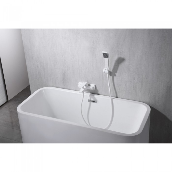 Αναμεικτική Μπαταρία Λουτρού Λευκό Ματ IMEX ART BDAR025-4BL