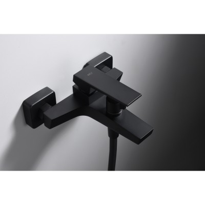 Αναμεικτική Μπαταρία Λουτρού Μαύρο Ματ IMEX ART BDAR025-4NG