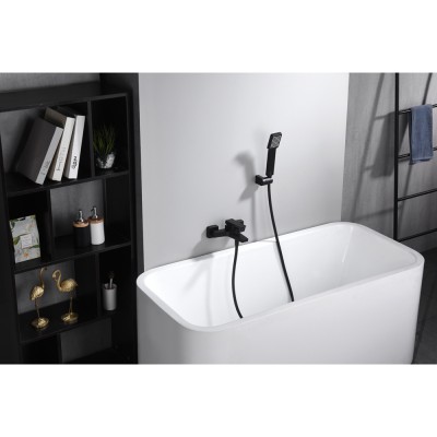 Αναμεικτική Μπαταρία Λουτρού Μαύρο Ματ IMEX ART BDAR025-4NG