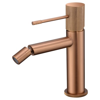 Αναμεικτική Μπαταρία Μπιντέ PVD Ροζ Χρυσό Ματ/ Χαλκού IMEX LINE BDD038-2ORC